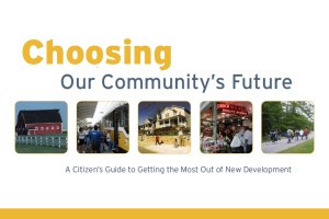 choosing our community